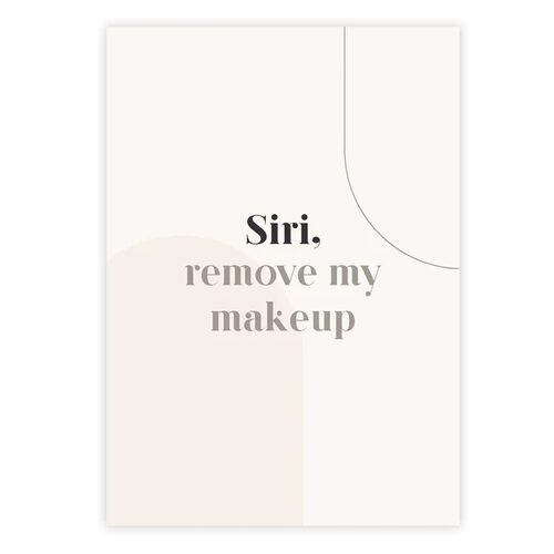 Siri Remove My Makeup